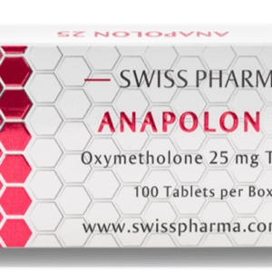 SwissPharma Anapolon 25 – 100 Tablets (25mg Oxymetholone per tablet)