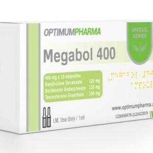 OptimumPharma Megabol 400 Nandrolone Decanoate 125 Mg Boldenone Undecylenate 125 Mg Testosterone Enanthate 150 Mg 400 Mg x 10 ampules