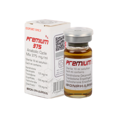 Ironpharma Premium375 anabolic cycle mix 375mg/ml