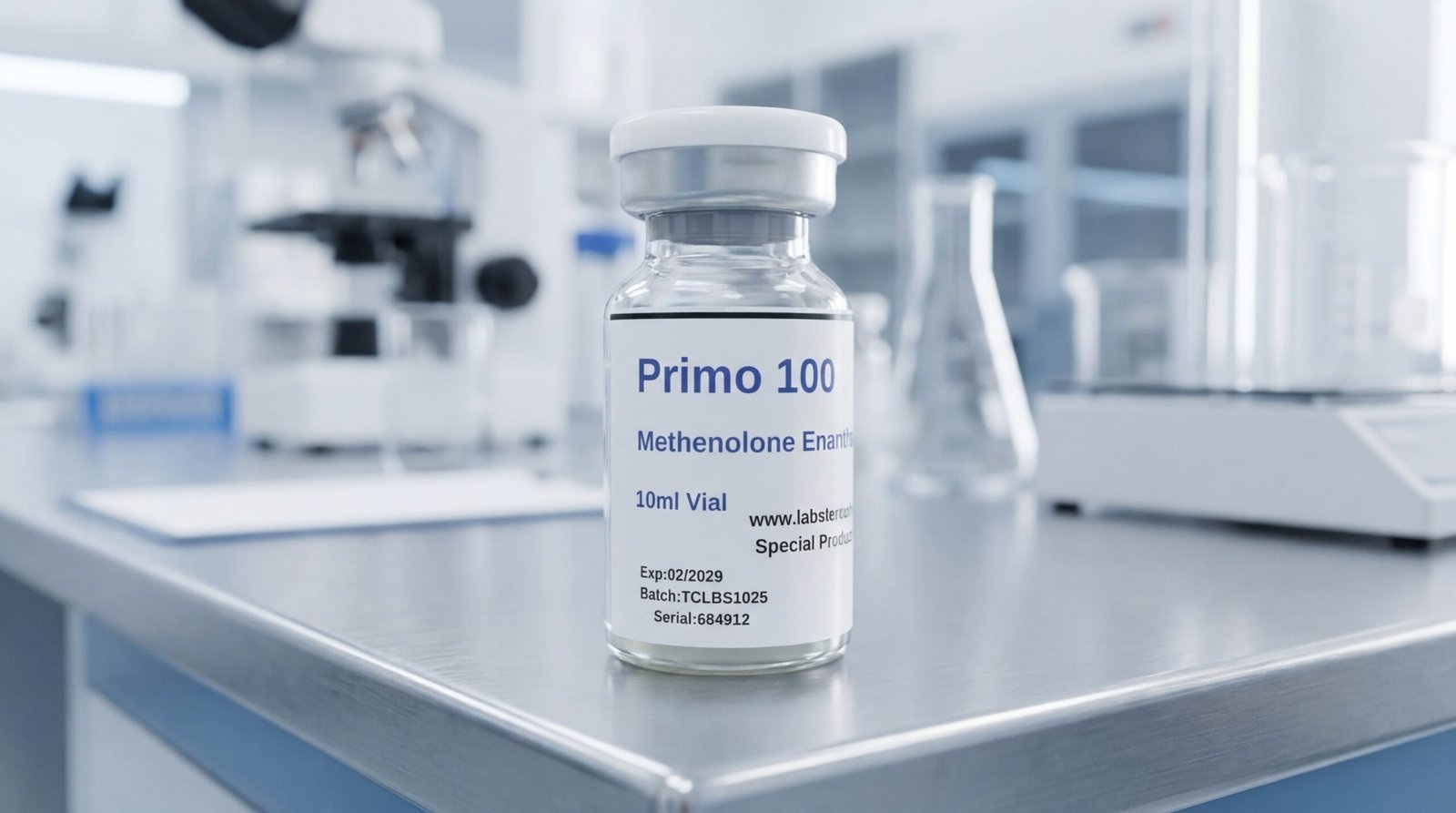 Primo 100 Special Production Methenolone Enanthate - Recommended 100 Mg /ml 10ml vial